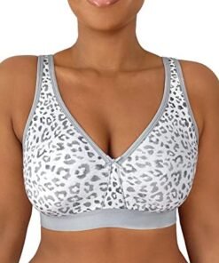Fruit of the Loom Fit for Me Women's Plus-Size Wireless Cotton Bra, Available in Multi Packs!