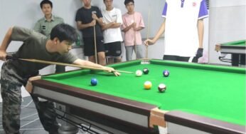 燃烧青春 撞击精彩—长沙市湘都中等职业学校台球比赛